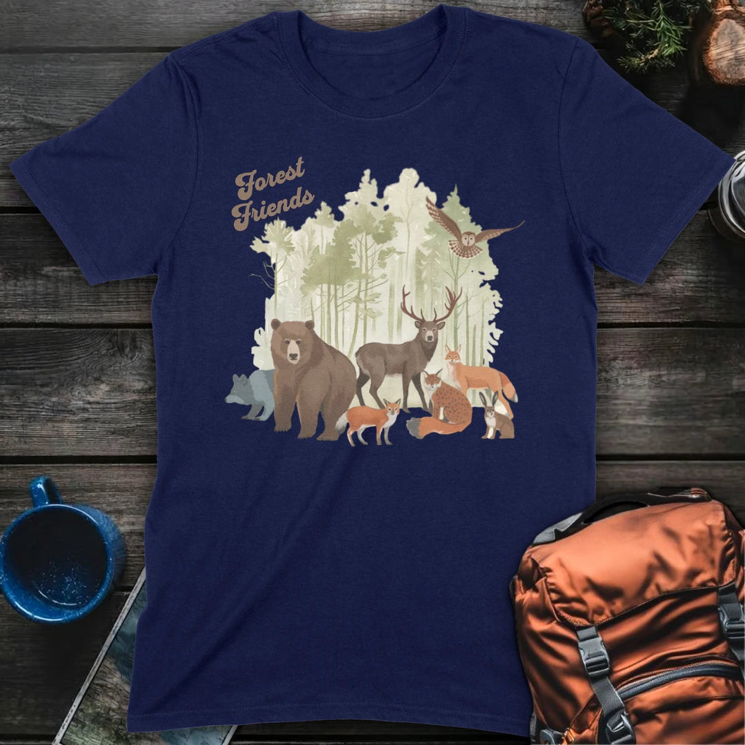 Friends Of Forest T-Shirt Gift For Nature Lovers