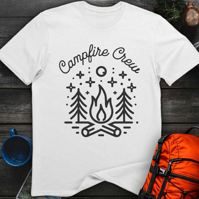 Campfire Crew T-Shirt Gift For Nature Lovers