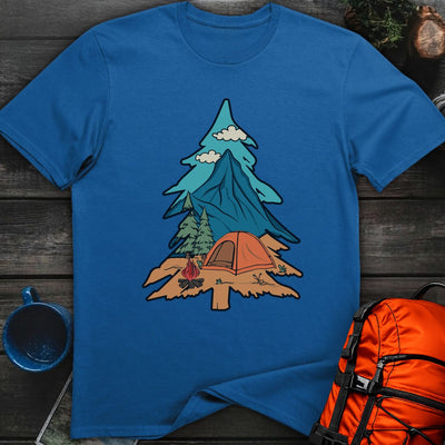 Camping Pine T-Shirt Gift For Nature Lovers