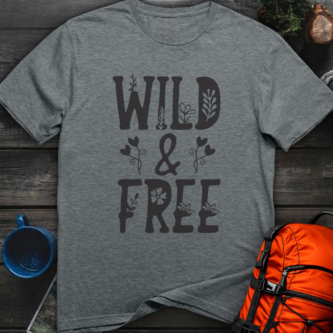 Wild and Free T-Shirt Gift For Nature Lovers