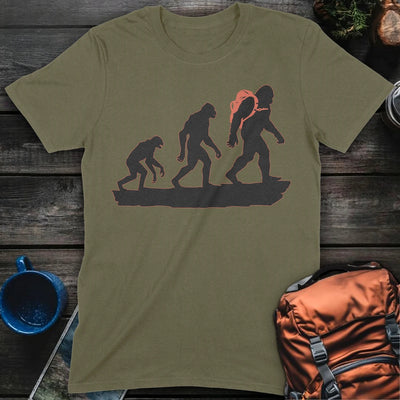 Hiker Evolution T-Shirt Gift For Nature Lovers