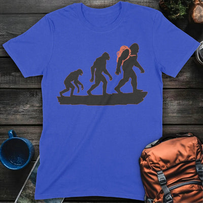 Hiker Evolution T-Shirt Gift For Nature Lovers