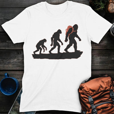 Hiker Evolution T-Shirt Gift For Nature Lovers