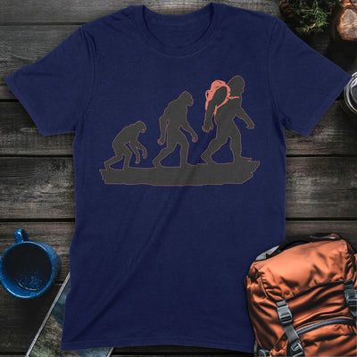 Hiker Evolution T-Shirt Gift For Nature Lovers