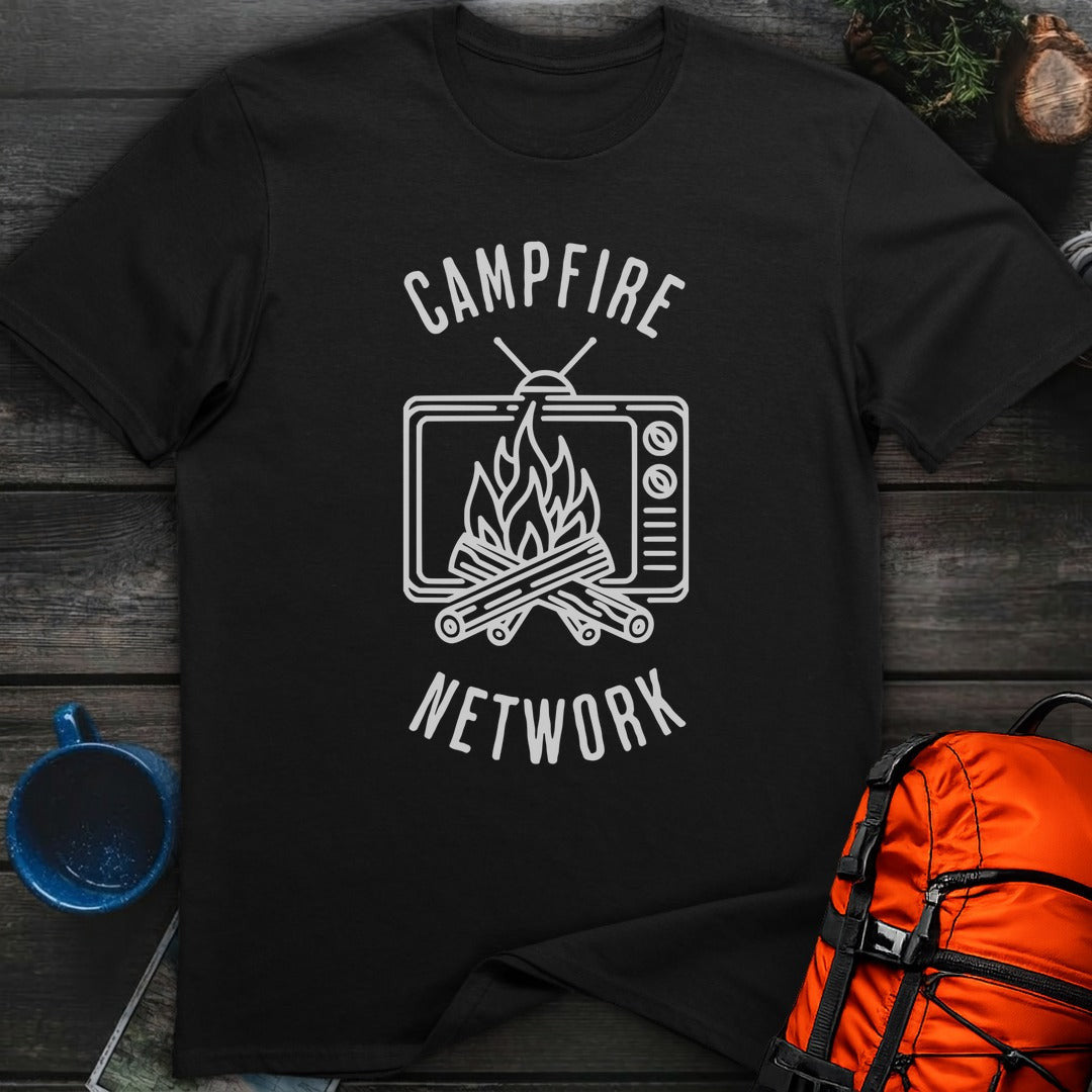 Campfire Network T-Shirt Gift For Nature Lovers