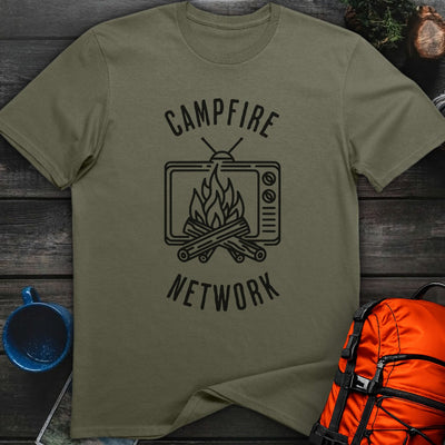 Campfire Network T-Shirt Gift For Nature Lovers