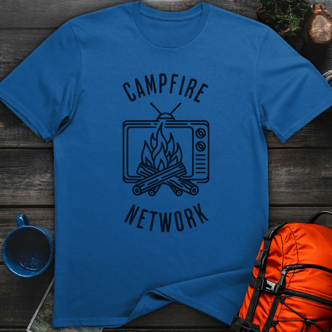 Campfire Network T-Shirt Gift For Nature Lovers