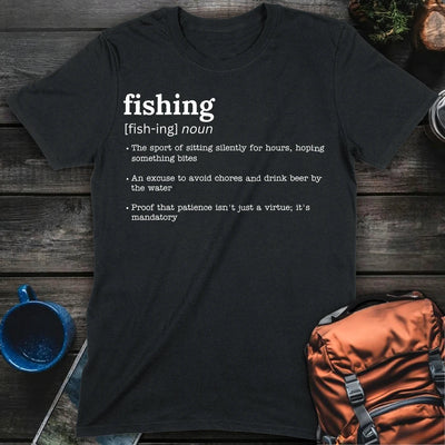 Fishing Defined T-Shirt Gift For Nature Lovers