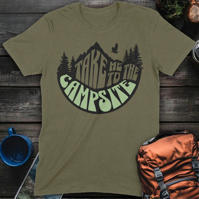 Campsite Adventure T-Shirt Gift For Nature Lovers