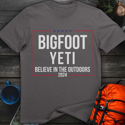 Believe Outdoors 2024 T-Shirt Gift For Nature Lovers