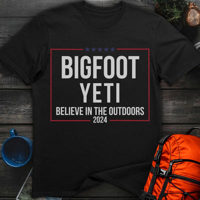 Believe Outdoors 2024 T-Shirt Gift For Nature Lovers