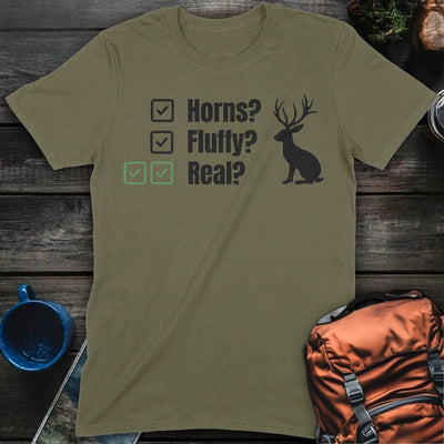 Jackalopes Exist T-Shirt Gift For Nature Lovers