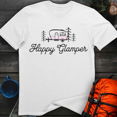 Happy Glamper T-Shirt Gift For Nature Lovers