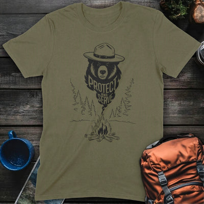 Smokey Protect Serve T-Shirt Gift For Nature Lovers