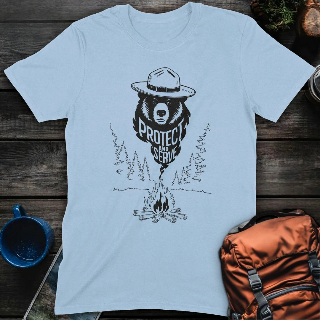 Smokey Protect Serve T-Shirt Gift For Nature Lovers
