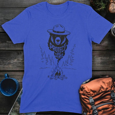Smokey Protect Serve T-Shirt Gift For Nature Lovers