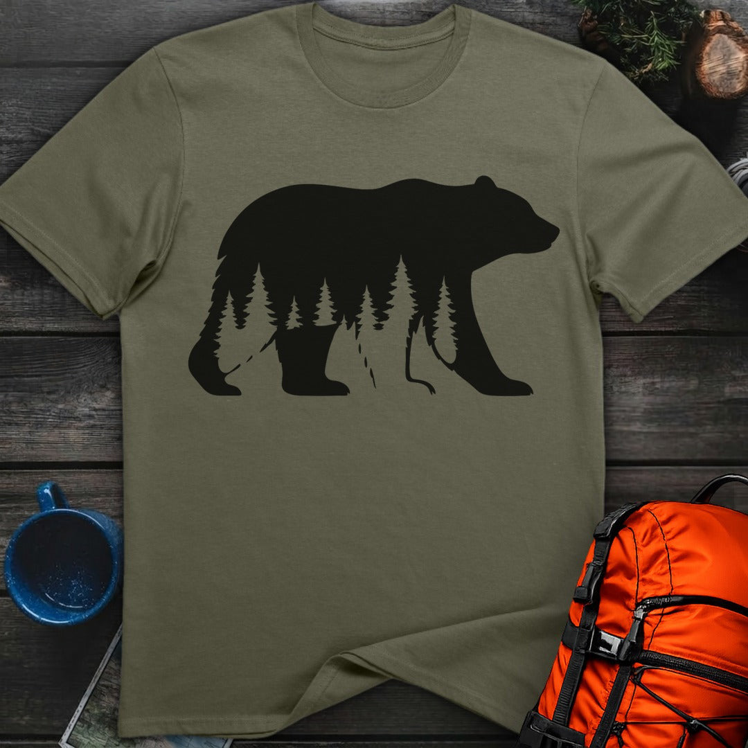 Bear Wilderness T-Shirt Gift For Nature Lovers