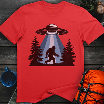 Bigfoot Abduction T-Shirt Gift For Nature Lovers