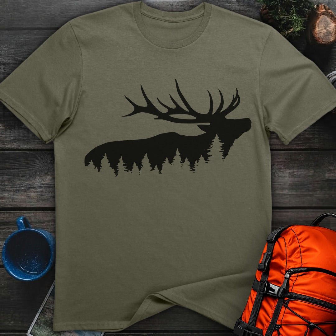 Elk Wilderness T-Shirt Gift For Nature Lovers