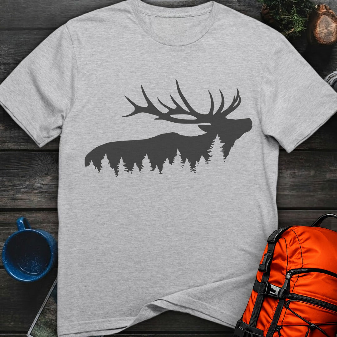 Elk Wilderness T-Shirt Gift For Nature Lovers