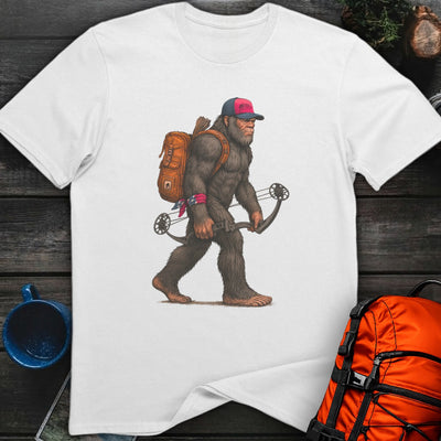Bigfoot 'Merica Hunter T-Shirt Gift For Nature Lovers