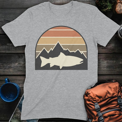 Trout Mountain T-Shirt Gift For Nature Lovers
