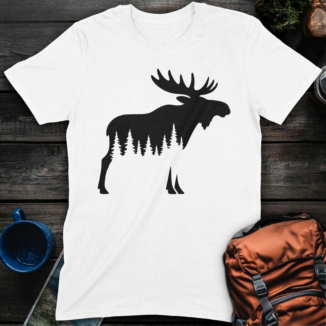 Moose Wilderness T-Shirt Gift For Nature Lovers