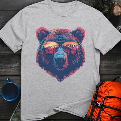 Sunset Bear T-Shirt Gift For Nature Lovers