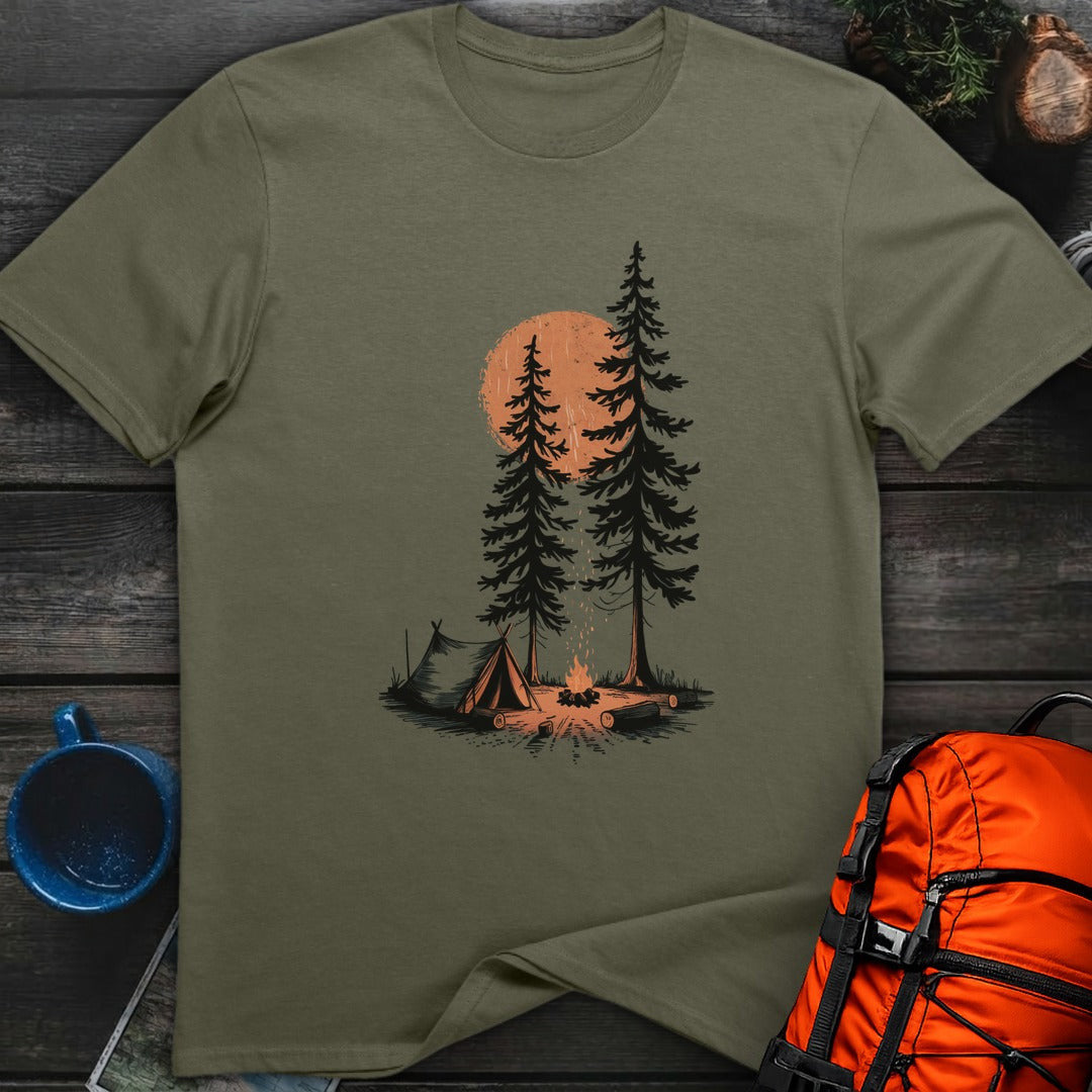 Camping Pines T-Shirt Gift For Nature Lovers