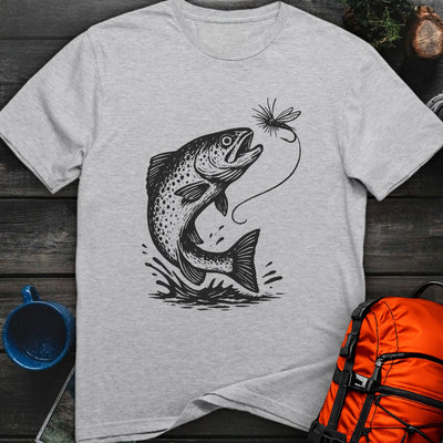 Trout Strike T-Shirt Gift For Nature Lovers