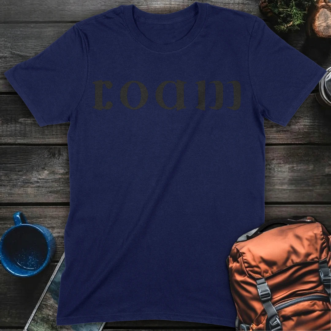 Roam Ambigram T-Shirt Gift For Nature Lovers