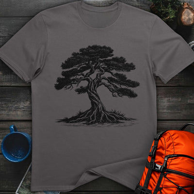 Rustic Twisted Pine T-Shirt Gift For Nature Lovers