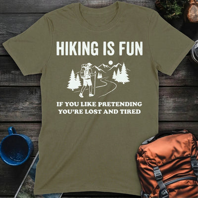 Lost and Tired T-Shirt Gift For Nature Lovers
