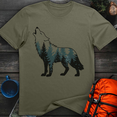 Howling Wild T-Shirt Gift For Nature Lovers