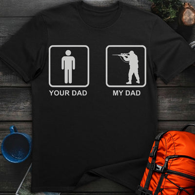 My Dad Rifle T-Shirt Gift For Nature Lovers