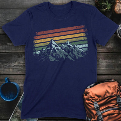 Retro Peaks T-Shirt Gift For Nature Lovers