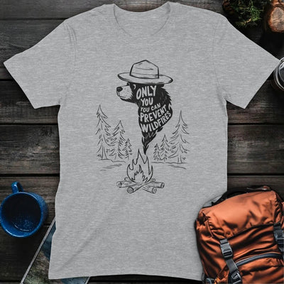 Smokey Wildfires T-Shirt Gift For Nature Lovers