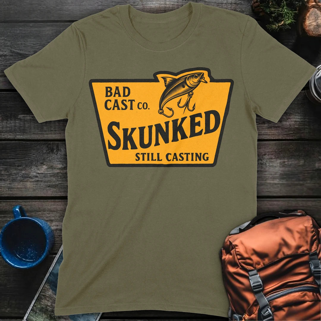 Skunked Fishing Co T-Shirt Gift For Nature Lovers