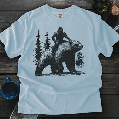 Bigfoot Forest Ride Premium T-Shirt Gift For Nature Lovers