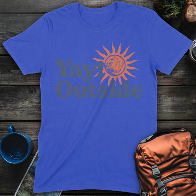 Yay! Outside T-Shirt Gift For Nature Lovers