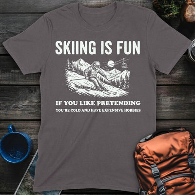 Skiing Is Fun T-Shirt Gift For Nature Lovers