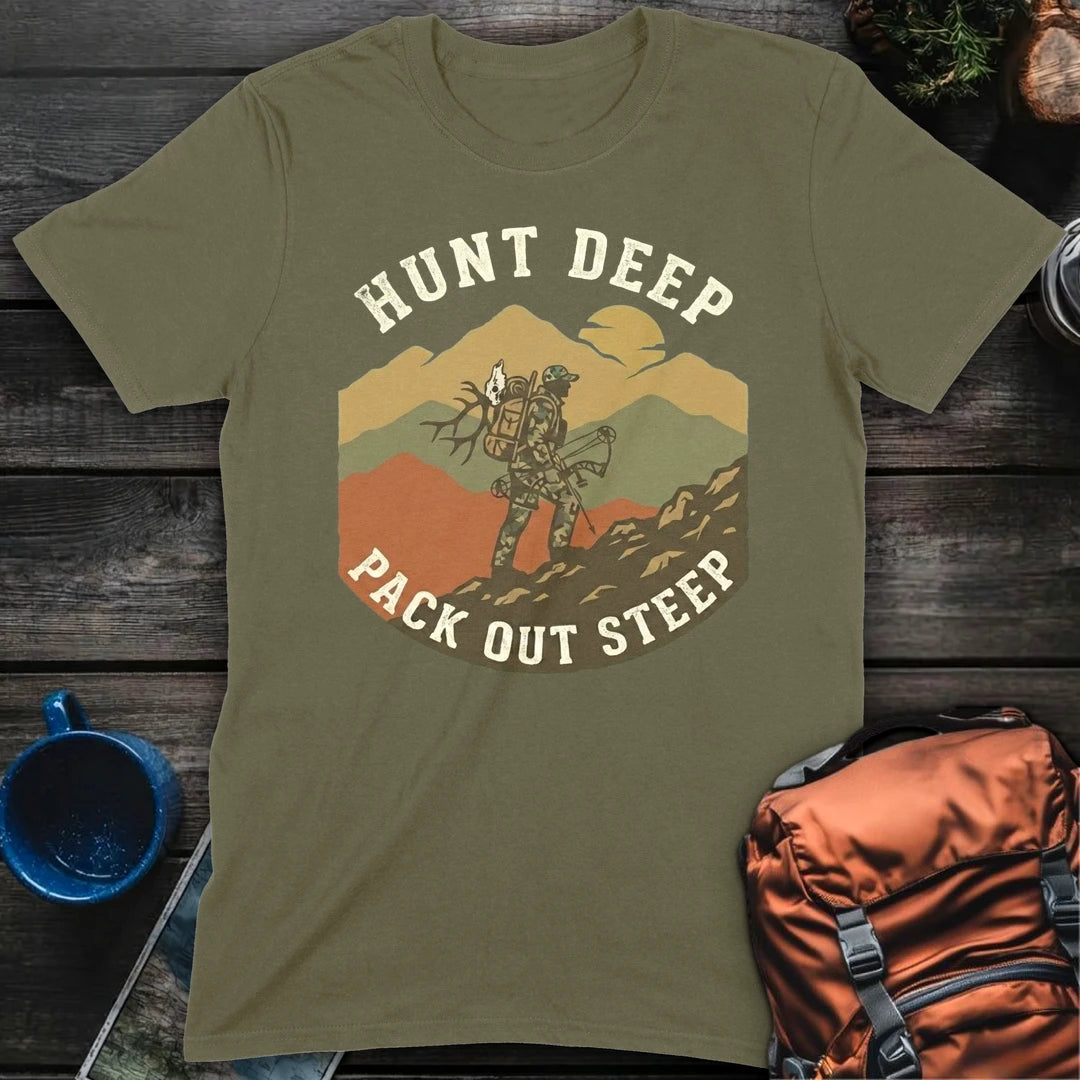 Hunt Deep Archery T-Shirt Gift For Nature Lovers