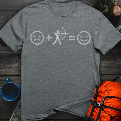 Bow Equals Happy T-Shirt Gift For Nature Lovers