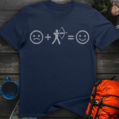 Bow Equals Happy T-Shirt Gift For Nature Lovers