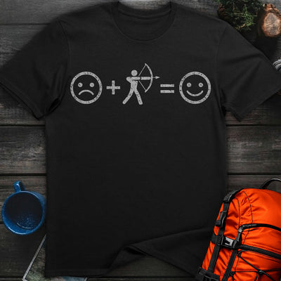 Bow Equals Happy T-Shirt Gift For Nature Lovers