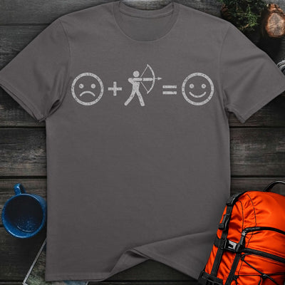 Bow Equals Happy T-Shirt Gift For Nature Lovers
