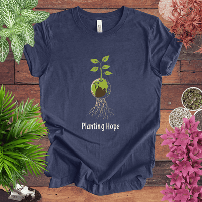 Planting Hope T-Shirt Gift For Plant Lover