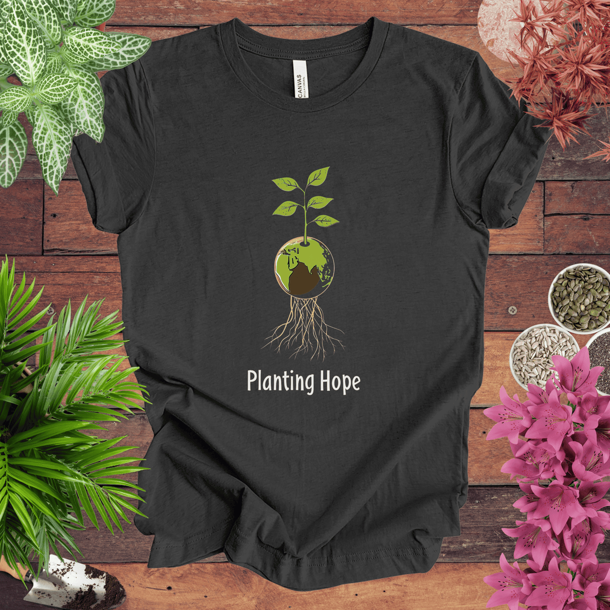 Planting Hope T-Shirt Gift For Plant Lover
