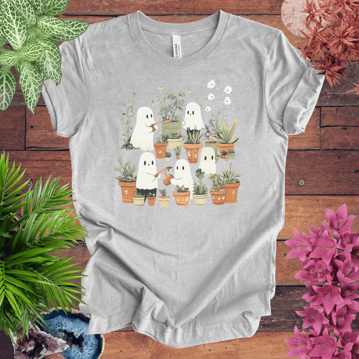 Haunted by Houseplants T-Shirt Gift For Plant Lover