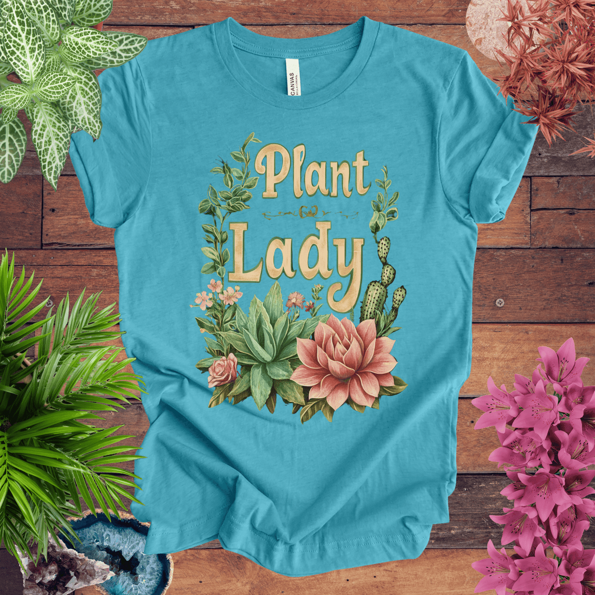 Plant Lady T-Shirt Gift For Plant Lover